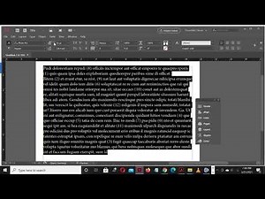 INDESIGN Reset Text