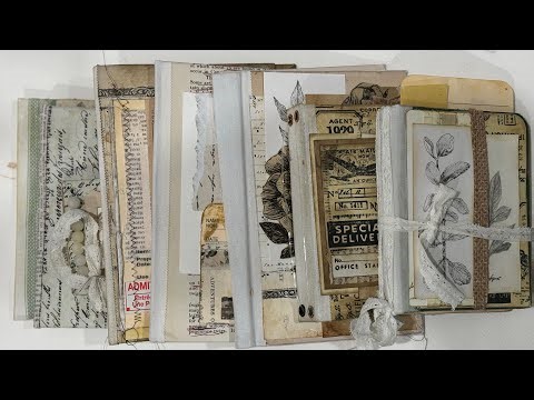 Recycled book covers for junk journals.