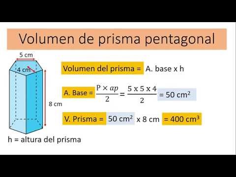 Volumen del Prisma Pentagonal
