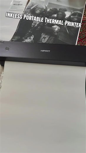 Inkless Portable Thermal Printer the ink is in the paper portable no more ink cartridges or Toners! WIFI/BLUETOOTH CAPABILITY easy setup tap that orange shopping cart NOW
