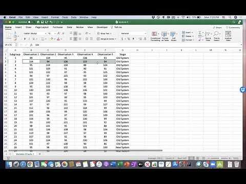 Minitab Control Charts Individual vs Subgroups