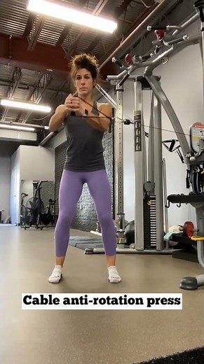 Cable anti-rotation press