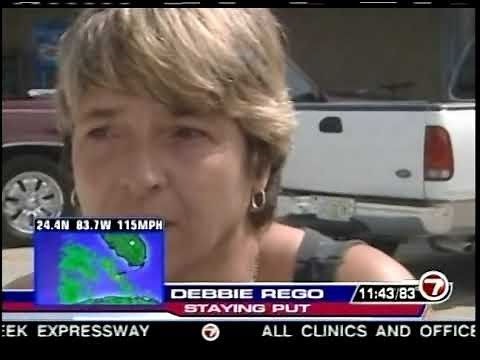 WSVN 7 News Hurricane Wilma 11 to 1AM