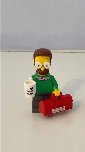 Lego Simpsons Minifigures Series 1 CMF: Ned Flanders. #thesimpsons #legominifiguresseries #lego