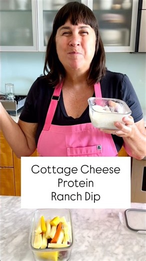 Whipped Cottage Cheese Ranch Dip In 1 minute!