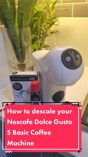 Descaling Nescafe Dolce Gusto Coffee Machine