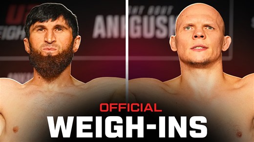Ankalaev vs Guskov Weigh-Ins | UFC Abu Dhabi