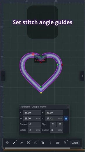 Create Embroidery Satin Outline with Embrowser