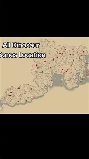 All locations to finish RDR2 🗺️🤩 #rdr2 #arthurmorgan #rockstar #reddeadredemption #games #gaming