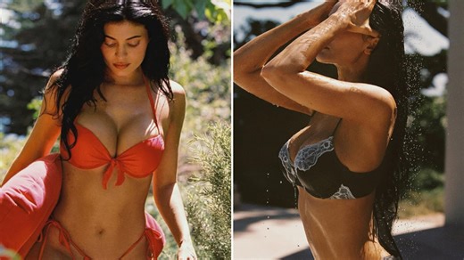 Kylie Jenner Drops Scorching Pics Featuring Vintage-Bikini Brand Collab