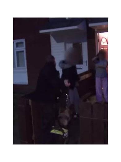 Hilarious Police Chase: Dog Threatens Suspect! 😂