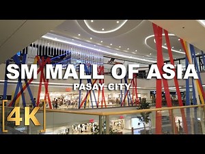 SM Mall of Asia | Mall Walking Tour | 4K | Pasay City, Philippines