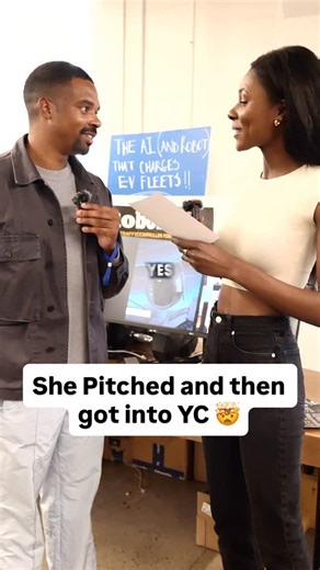 Bryce Johnson on Instagram: "This startup founder @ezinwo - pitches me her startup Robodock months ago at Founders Inc. and she recently got into Y Combinator! 🔥 Robodock is building an operating system to self charge electric vehicles more efficiently!"