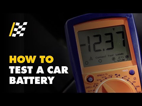 How to Test a Car Battery