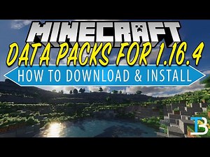 How To Download & Install Data Packs in Minecraft 1.16.4