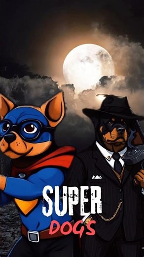 This Superdog Escaped Bullets Like a Hollywood Hero 🎬 #superdogs #aiart #ai #aishorts