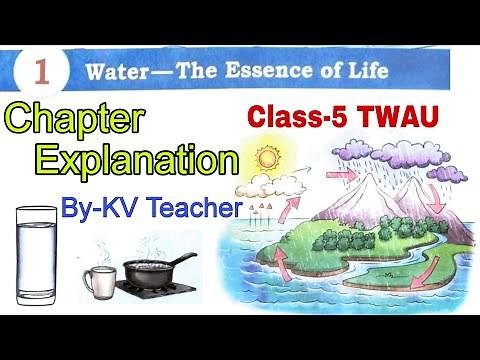 Water- The Essence of Life / Class-5 TWAU (EVS) / NCERT Chapter-1 Explanation By-KV Teacher