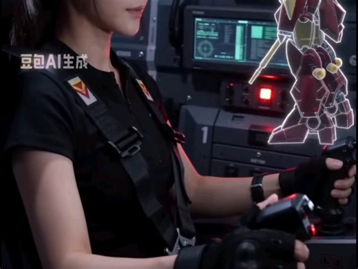 女人正在驾驶舱驾驶佐罗亚特