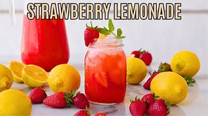 Easy Strawberry Lemonade Recipe | So Refreshing!
