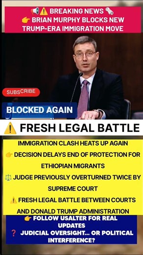 Trump's immigration move BLOCKED by federal judge⚠️ #trump #ice #news