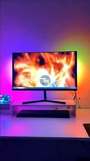 Temu RGB Monitor LED Strip Light USB for a Clean Gaming Setup
