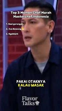 Top 3 Momen Chef Marah Masterchef Indonesia! 😡 (Part 1) #masterchef #chef #cook #cooking #reaction