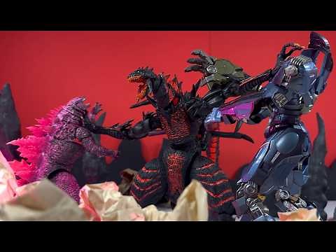 EVOLVED GODZILLA vs SINISTER SHIN GODZILLA | PART 3 | an epic stop motion battle