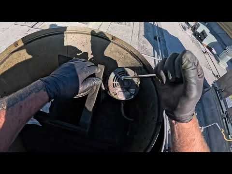 Exhaust fan motor replacement