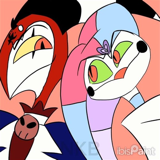 Blitz and fizz Speed drawing |Helluvaboss season 3! #helluvaboss#nobodysbaybay#speedpaint#blitz#fizz