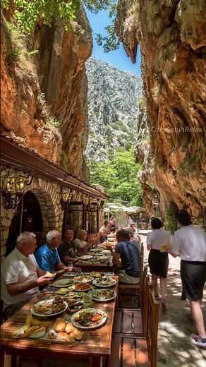Epic Long Table Feast at the Bottom of a Valley | Unbelievable Dining Experience