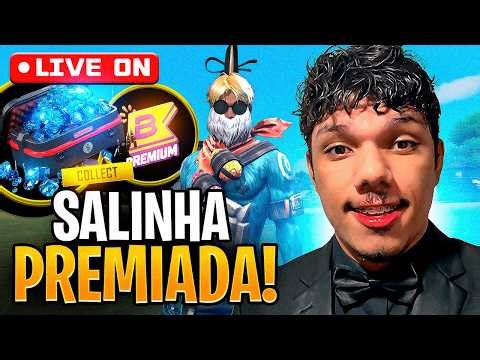 🔥LIVE INSANA! VALENDO PASSE + CODIGUIN DO SNICKES 🔥FF AO VIVO 🔥