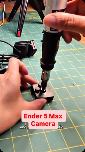 Daisy Lee on Instagram: "New camera and 3D printed camera mount for my Ender 5 max. Also tested capturing some POV footage with my meta glasses. . #3dprinting #ender5max"