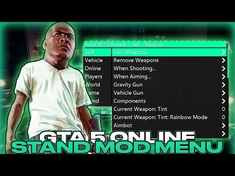 🟩**Updated** Stand Mod Menu - GTA V Online | Best Mod For Gta5 | Vehicle, Online & Many | FREE🟩