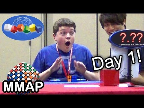 2013 Rubik's Cube World Championship: Day 1!