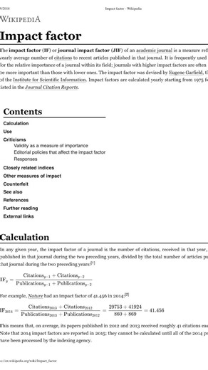 What is impact Factor | Impact factor calculation #research #science