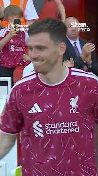 Mohamed Salah and Andy Robertson say farewell Liverpool at Anfield 😢 ❤️#PremierLeague #Liverpool