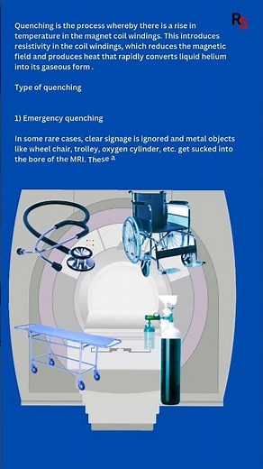 Death of MRI superconductive Magnet ll MRI Quenching #quenching #mri #radiology #shorts