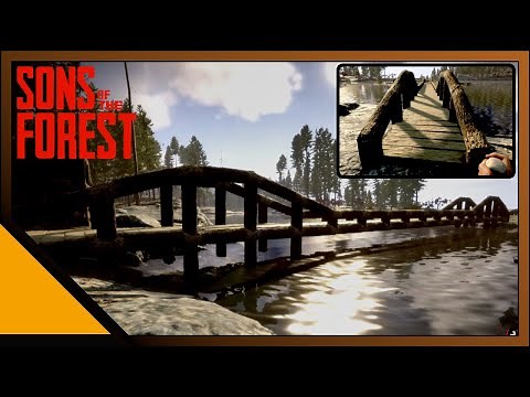 Sons Of The Forest: Bridge ONTOP of the water (Build Guide)