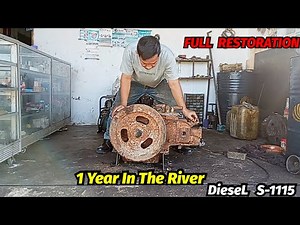 6 Days Battling to Clean and Start an Impossible Rusty Diesel Engine ! Full Restoration 24 HP