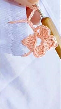 bico de crochê carreira única muito fácil #crochet #panodeprato #crochê #barradinho #fraldas