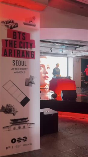 BTS THE CITY ARIRANG - SEOUL : AFTER PARTY with EDLS Enjoy a DJ party featuring BTS music videos and tracks, along with fan programs such as a roulette game for exclusive merch, commemorative postcard stamping, favorite song voting at EDLS.📅 Date: April 8 (Wed) – April 12 (Sun) | 5 Days Only📍 Venue: EDLS (428, Samil-daero, Jongno-gu, Seoul)🔗 Get Tickets: https://t.co/83Ucqw8ozD이들스(EDLS)에서 방탄소년단의 뮤직비디오와 음악이 함께하는 DJ 파티,굿즈를 받을 수 있는 룰렛 게임, 기념 엽서 스탬핑, 최애곡 투표 등 팬들을 위한 다채로운 프로그램을 즐겨보세요.📅 일정: 4/8(수)