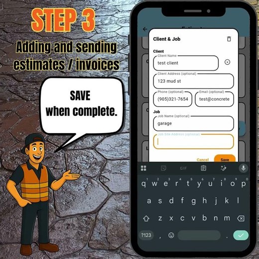 Concrete Estimating App Demo | Create & Send Estimates