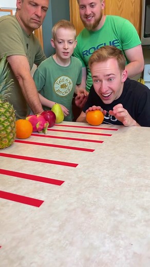 Fruit Frenzy Family Game! 🍊 #games #fruit #food #challenge #family