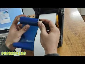 ZEBRA ZD230 Desktop Barcode Printer - Complete Review with Media Loading and Testing #zebra