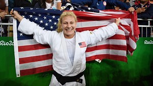 Olympic gold medalist in judo Kayla Harrison of Middletown wins MMA debut