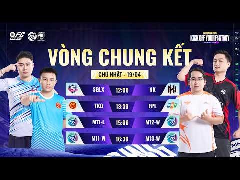 [TRỰC TIẾP] VÒNG CHUNG KẾT: NK, SGLX, FPT, TKO – TỨ LINH HỘI TỤ CÙNG TRANH ĐẤU | FVPL SPRING 2026