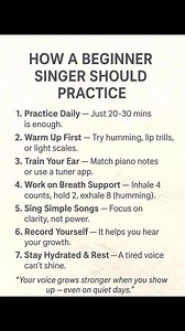 How a beginner singer should practice | Piano Entertainment