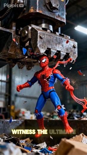 Watch This Toy Spider Get Crushed! 😱 Extreme Crush Test #usa #shortsfeed #shorts