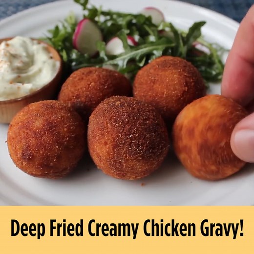 28K views · 366 reactions | Call them chicken croquettes, call them deep fried chicken gravy, but *do* make these delicious little fried savory morsels. Chef John will show you how to make them! GET THE RECIPE: https://armagazine.com/3ta9fzF | Allrecipes | Facebook