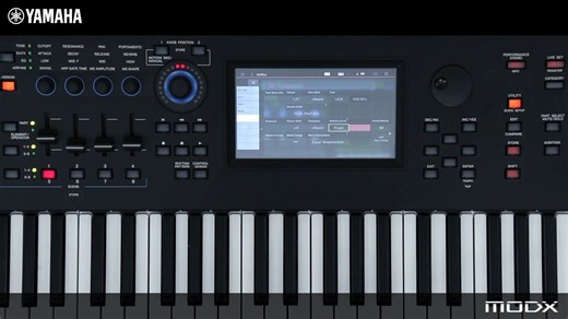 YAMAHA MODX合成器中国官方视频教程—键盘力度曲线调节【第一键盘】